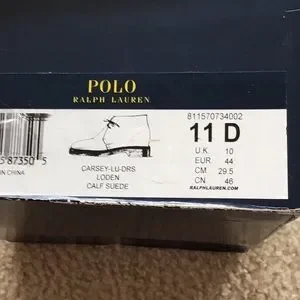 Brand New Men’s Calf Suede Polo Shoe Polo Ralph Lauren | Shoes | Brand New Mens Calf Suede Polo  main image 2